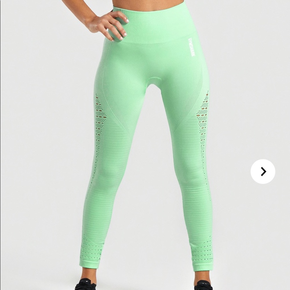 Gymshark Seamless Leggings- Neo Mint Small